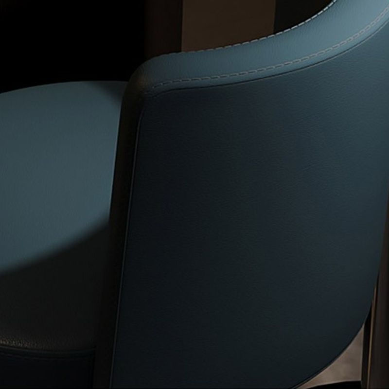 Sgabello da bar per bar in pelle sollevabile in stile industriale con gambe metalliche per casa