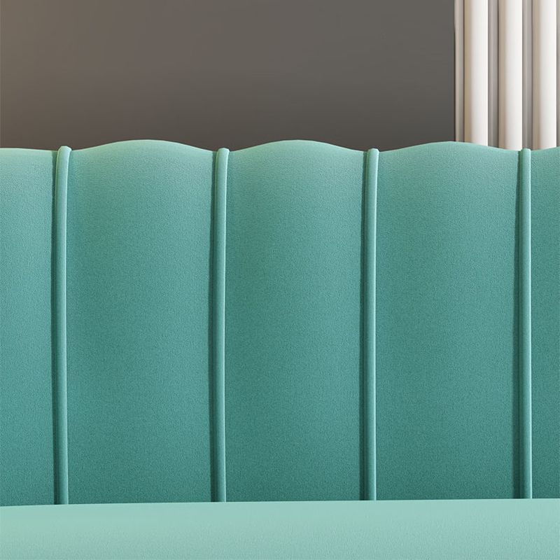 Classic Glam Sewn Pillow Back Sofa with Hair Pin Legs for Apartment