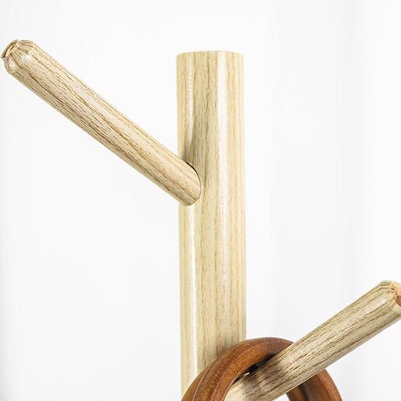 Houten vrij staande kaprek 66.14 "H Entry Hall Tree voor gang