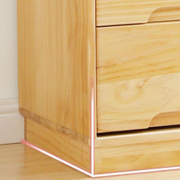 Modern Solid Wood Lingerie Chest Bedside Vertical Storage Chest