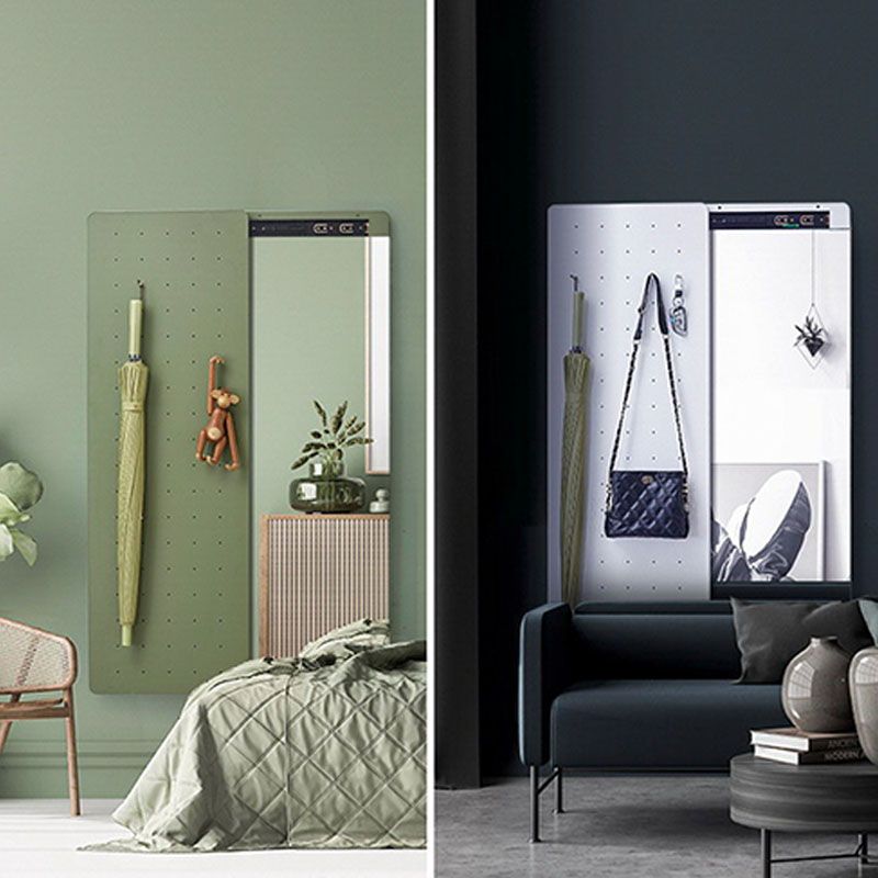 Árbol de salón montado en la pared con espejo incluido el soporte de la sala para la sala de estar