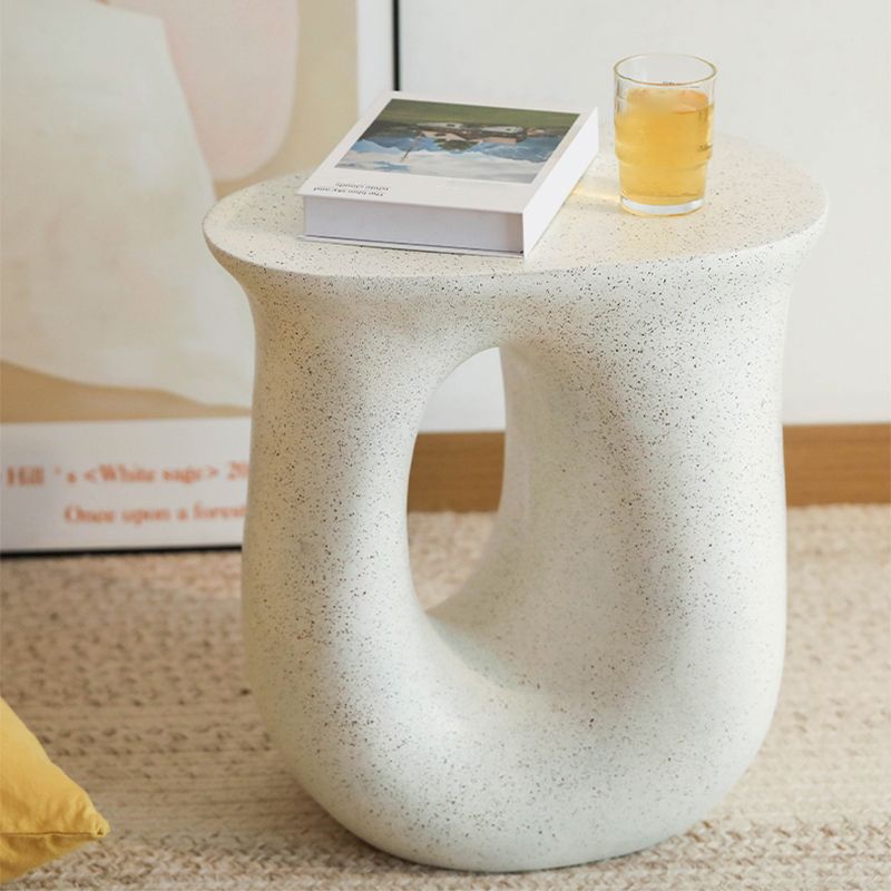 12" Wide Contemporary Corner Table White Concrete Accent Side Table Clearhalo 'Coffee & Accent Tables' 'End & Side Tables' 'end_side_tables' 'furn' 'furn_end_side_tables' 'Furniture' 'Living Room Furniture' 1200x1200_ea6c4ad8-f90b-41f3-8516-20d40fbff131