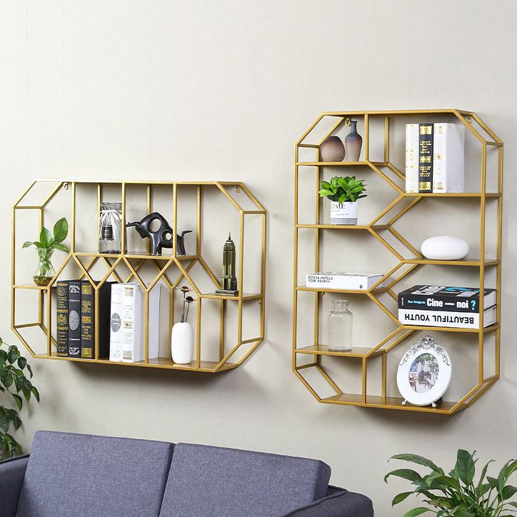 Metal Flotating Book Stant Stant Stant Made Malles Monte se incluye estantería para la sala de estudio para la sala de estudio