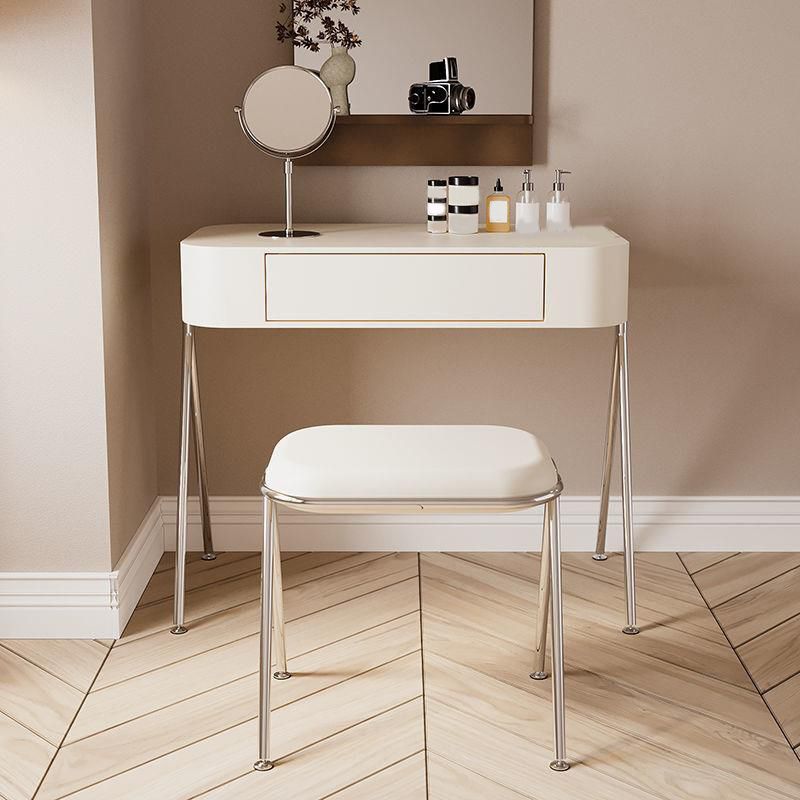 Ensemble de meuble-lavabo de 31,5 po de large à 1 tiroir avec tabouret, meuble-lavabo moderne