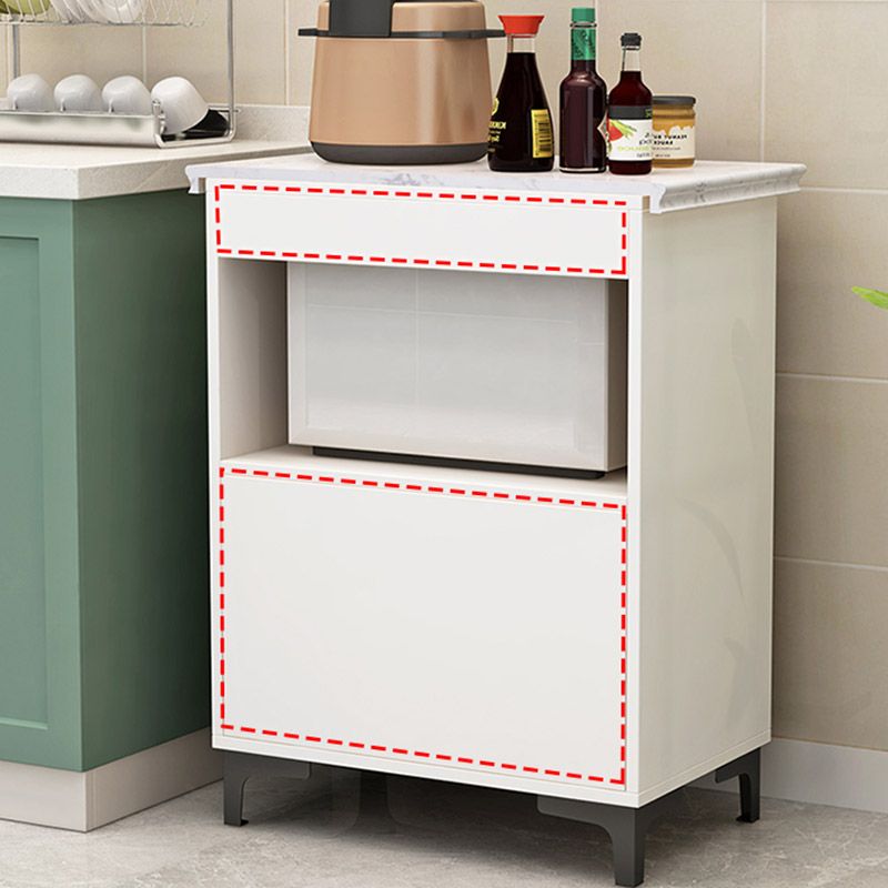 Marble Kitchen Island Table Rectangular Home Dining Prep Table