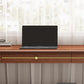 Modern Solid Wood Writing Desk Home Rectangular Office Desk with 2 Storage Drawers