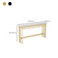 Industrial Rectangle Bistro Bar Desk Faux Marble Bistro Table for Indoor Clearhalo 'Bar Furniture' 'Bar Tables' 'bar_tables' 'furn' 'furn_bar_tables' 'Furniture' 'Kitchen & Dining Furniture' 1200x1200_ea71d2dd-0cd9-4859-8ebc-e837da89829e