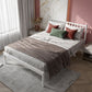 Queen Size Contemporary Metal Bed,40.15 " with Metal Legs Bed