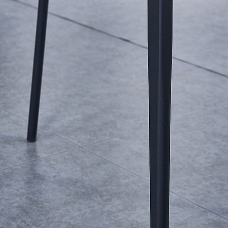 Contemporary Leather Restaurant Side Chair Open Back Dining Chair with Black Legs Clearhalo ' kitchen&dining_furn' 'Dining Chairs' 'Dining Tables & Seating' 'dining_chair' 'furn' 'furn_dining_chair' 'Furniture' 'furniture_dining_chair' 'Kitchen & Dining Furniture' 'kitchen' 1200x1200_ea74871e-74cf-480b-91c8-ed1588be3627