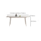 Contemporary Extendable Rectangular White Dining Table with 4 Foot Clearhalo 'Dining Tables & Seating' 'Dining Tables' 'dining_table' 'furn' 'furn_dining_table' 'Furniture' 'Kitchen & Dining Furniture' 1200x1200_ea77fd82-de51-41a5-90c7-7fe4a6cbd455