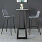 Black and Metal Base Table Rectangle Industrial Sintered Stone Bar Table Clearhalo 'Bar Furniture' 'Bar Tables' 'bar_tables' 'furn' 'furn_bar_tables' 'Furniture' 'Kitchen & Dining Furniture' 1200x1200_ea796b70-c067-4e1f-a7b6-41c00d0e7185