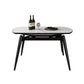 Contemporary Round Dining Table Sintered Stone Table with 4 Ash Solid Wood Legs Clearhalo ' dining_table' 'Dining Tables & Seating' 'Dining Tables' 'furn' 'furn_dining_table' 'Furniture' 'furniture_dining_table' 'Kitchen & Dining Furniture' 'kitchen&dining_furn' 'kitchen' 'kitchen_dining_table' 1200x1200_ea7aadea-44e1-4251-ba8a-c88bfe229d49