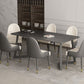 Rectangle Sintered Stone Table for Restaurant Industrial Dining Table with Double Pedestal Clearhalo 'Dining Tables & Seating' 'Dining Tables' 'dining_table' 'furn' 'furn_dining_table' 'Furniture' 'furniture_dining_table' 'Kitchen & Dining Furniture' 'kitchen' 'kitchen_dining_table' 1200x1200_ea7e5e54-d534-44f4-abd3-a2669c741983