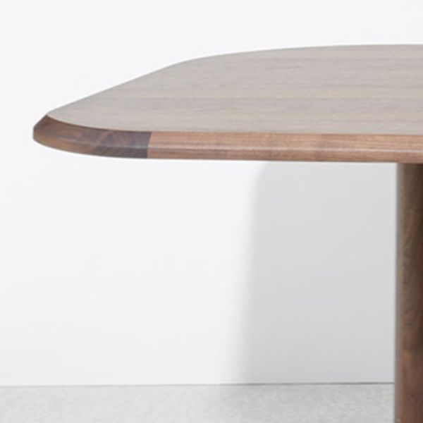 Oak Solid Wood Dining Table Tripod Base Dining Table for Dining Room Clearhalo 'Dining Tables & Seating' 'Dining Tables' 'dining_table' 'furn' 'furn_dining_table' 'Furniture' 'Kitchen & Dining Furniture' 1200x1200_ea7f19bf-25f2-459c-96c1-58cca5e60e7b