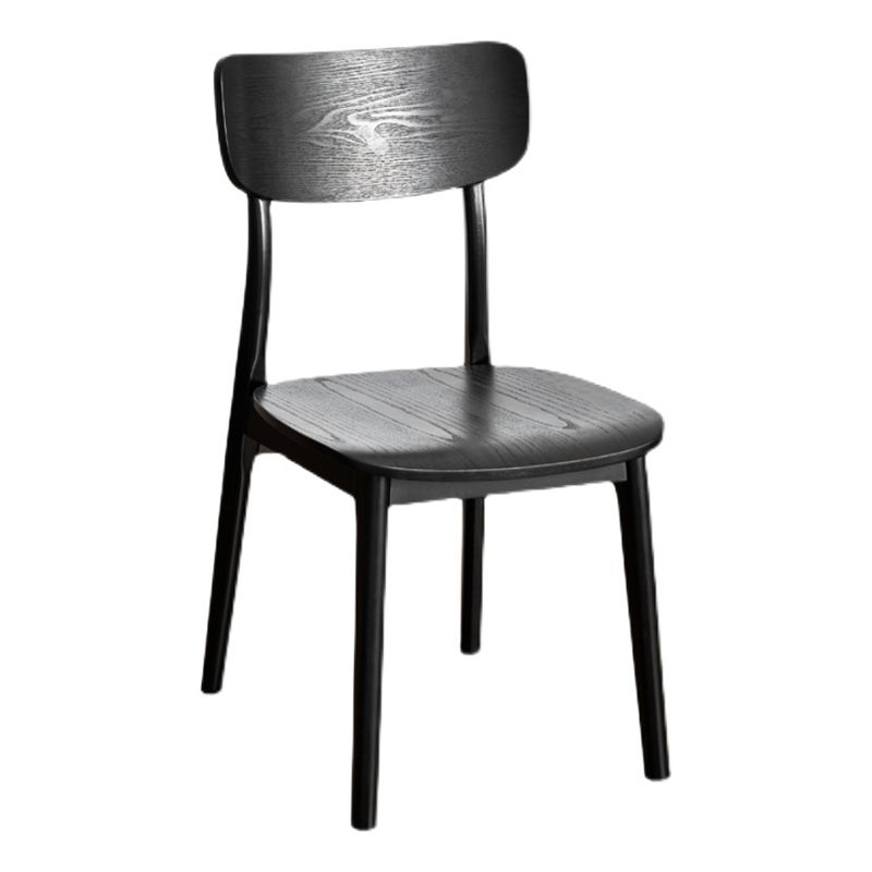 Industrial Style Oak Wood Chair Open Back Side Kitchen Chairs (Set of 2) Clearhalo ' kitchen&dining_furn' 'Dining Chairs' 'Dining Tables & Seating' 'dining_chair' 'furn' 'furn_dining_chair' 'Furniture' 'furniture_dining_chair' 'Kitchen & Dining Furniture' 'kitchen' 1200x1200_ea83873e-b844-4b54-85cc-c6ed623d5071