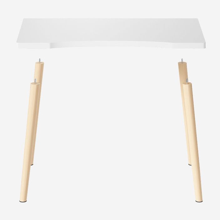 Free Form Contemporary Writing Desk Manufactured Wood Parsons Base Desk Clearhalo 'Furniture' 'furniture_office_desk' 'Office Desks' 'Office Furniture' 'office_desk' 1200x1200_ea858df3-e2f9-4a9d-be26-e3ac9ebc812a