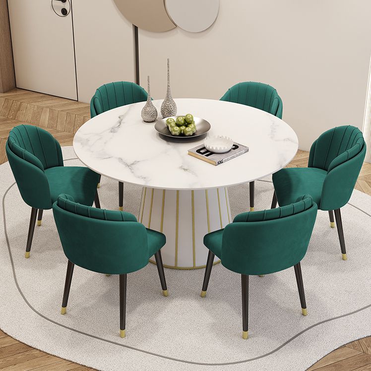 Nordic Round Stone Esstisch 1/7 Stück Essset für Esszimmer