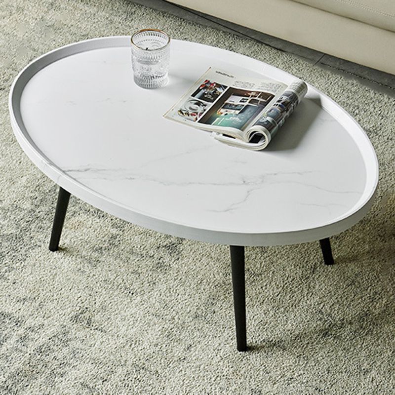 Tavolo da gamba a 4 gambe ovale/rotonda in legno ovale/rotonda tavolino laterale