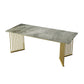 Luxury Home Sintered Stone Dining Table Rectangular Table with Double Pedestal Base Clearhalo ' dining_table' 'Dining Tables & Seating' 'Dining Tables' 'furn' 'furn_dining_table' 'Furniture' 'furniture_dining_table' 'Kitchen & Dining Furniture' 'kitchen&dining_furn' 'kitchen' 'kitchen_dining_table' 1200x1200_ea874a48-62d2-4f5d-a72f-bd6c3e7c45be