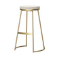Mesa de bar rectangular Glam, mesa de mostrador de madera maciza de 1/2/3 piezas con taburetes tapizados
