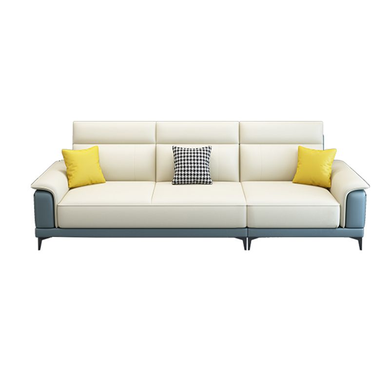 Scandinavian Stain Resistant Sofa & Chaise Pillow Top Arm Sectional