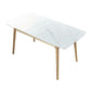 Minimalist Sintered Stone Dining Table White Extendable Dining Table for Kitchen Clearhalo ' dining_table' 'Dining Tables & Seating' 'Dining Tables' 'furn' 'furn_dining_table' 'Furniture' 'furniture_dining_table' 'Kitchen & Dining Furniture' 'kitchen&dining_furn' 'kitchen' 'kitchen_dining_table' 1200x1200_ea8ac17e-281d-4eea-89ab-cedbb7b3cb1e