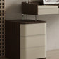 Modern Bedroom Makeup Vanity Desk Faux Leather Vanity Dressing Table