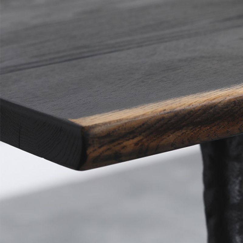 Industrial 1/5 Pieces Dining Set Rectangle Oak Wood Dining Table for Dining Room Clearhalo 'Dining Room Sets' 'Dining Tables & Seating' 'dining_room_set' 'furn' 'furn_dining_room_set' 'Furniture' 'Kitchen & Dining Furniture' 1200x1200_ea8d9222-75ba-40e6-8b4e-700a4afa5b11