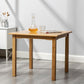 Modern Rectangle Dining Table for Home Brown Wood Dinette Table