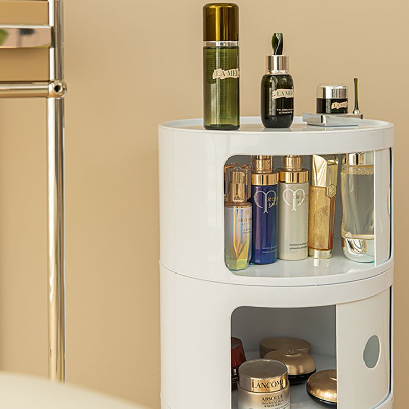 Mesa de noche de plástico derecha del gabinete de cama moderno para el dormitorio