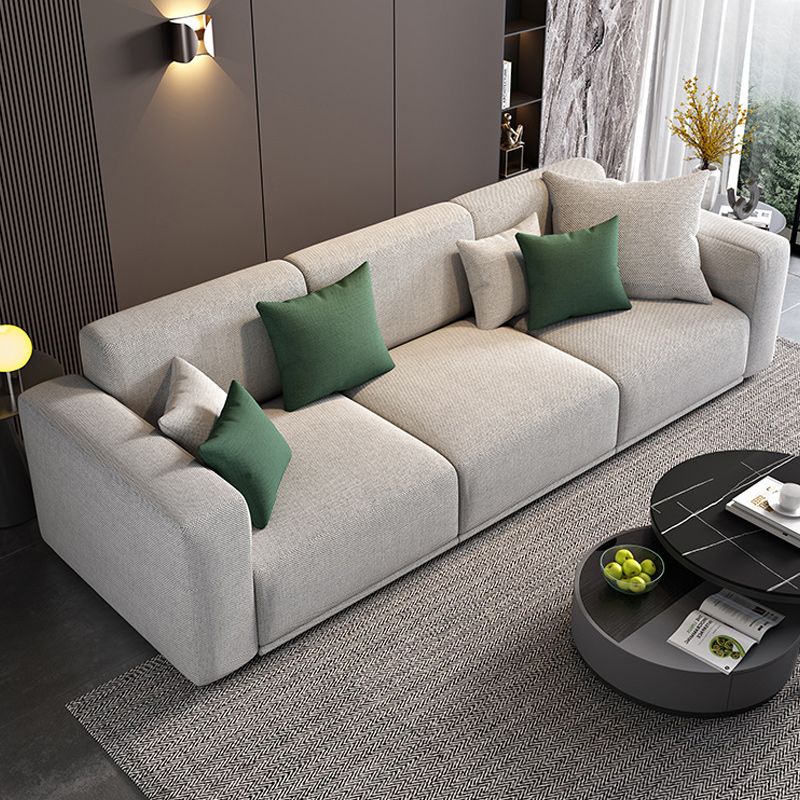 Fabric Living Room Square Arm Standard Cushions Contemporary Seating Clearhalo 'furn' 'furn_sofas' 'Furniture' 'furniture_sofas' 'kitchen' 'kitchen_sofas' 'Living Room Furniture' 'Sofa' 'sofas' 1200x1200_ea954384-9745-4734-a0bb-8936d2fb8676