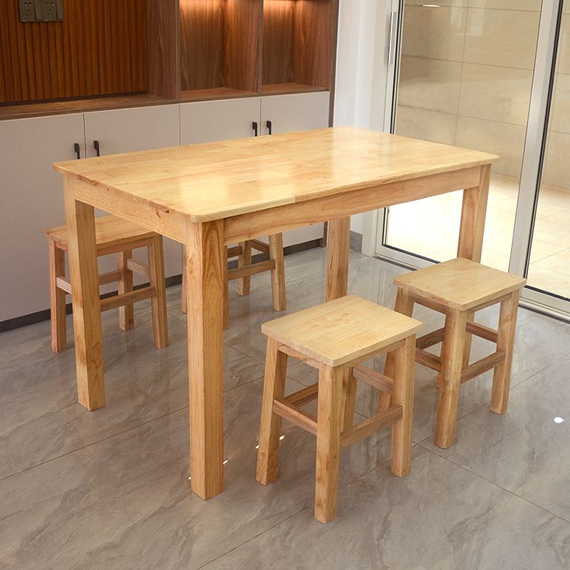 Industrial Solid Wood Dining Table Kitchen Standard Dining Table with 4 Legs Clearhalo ' dining_table' 'Dining Tables & Seating' 'Dining Tables' 'furn' 'furn_dining_table' 'Furniture' 'furniture_dining_table' 'Kitchen & Dining Furniture' 'kitchen&dining_furn' 'kitchen' 'kitchen_dining_table' 1200x1200_ea967e94-b756-4677-bb94-7a033d045283