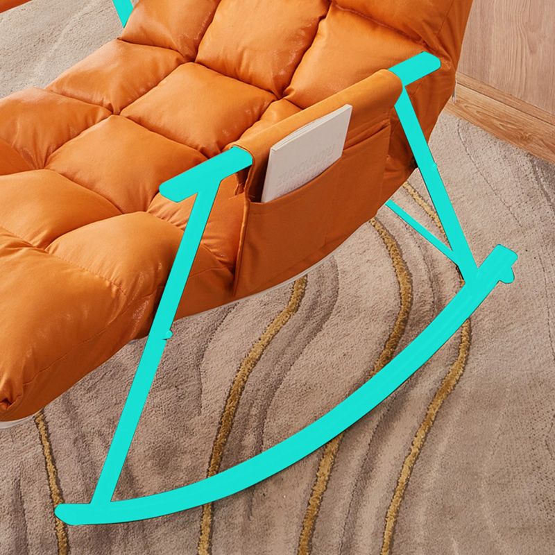 Chaise de basculement contemporain chaise à ossature métallique Spindle Rocker pour le salon