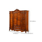 French Country Wardrobe Armoire Wood Wardrobe Closet for Bedroom