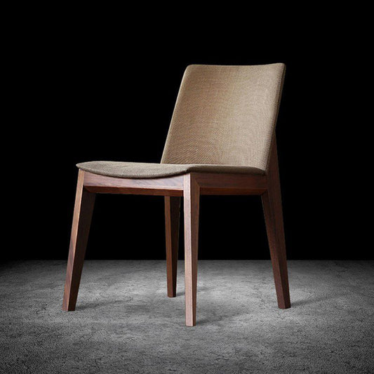 Wood Kitchen Armless Dining Chairs Contemporary Parsons Chairs Clearhalo 'Dining Chairs' 'Dining Tables & Seating' 'dining_chair' 'furn' 'furn_dining_chair' 'Furniture' 'Kitchen & Dining Furniture' 1200x1200_ea9ba257-2802-4e3b-8931-d7d47bf62480