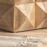 Tavolino rustico di diapositiva del soggiorno in difficoltà in legno marrone in difficoltà tavola laterale