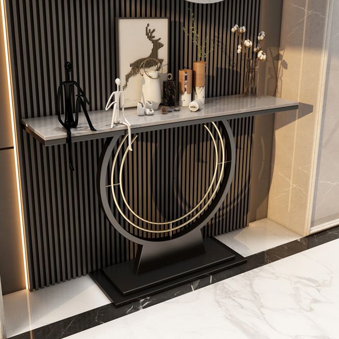 31,5-Zoll hoher Konsolentisch kratzfester Steinakzentisch für die Halle