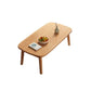 Moderno tavolo da caffè in legno da 21,65 "alto R in legno 4 gambe