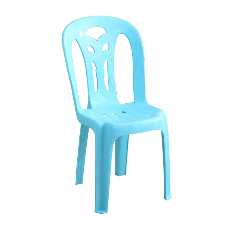 Contemporary Plastic Dining Side Chairs Slat Back Armless Stackable Chair for Home Clearhalo ' kitchen&dining_furn' 'Dining Chairs' 'Dining Tables & Seating' 'dining_chair' 'furn' 'furn_dining_chair' 'Furniture' 'furniture_dining_chair' 'Kitchen & Dining Furniture' 'kitchen' 1200x1200_eaa1e631-b7f2-4a0f-b46f-8002e1edf19d