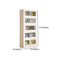 White Bookshelf Contemporary Style Bookcase with Door for Home Office Clearhalo 'Bookcases' 'furn' 'furn_bookcases' 'Furniture' 'furniture_bookcases' 'kitchen' 'kitchen_bookcases' 'Living Room Furniture' 'Office Furniture' 1200x1200_eaa21201-4145-4b3c-8b86-3b3ab07190ba