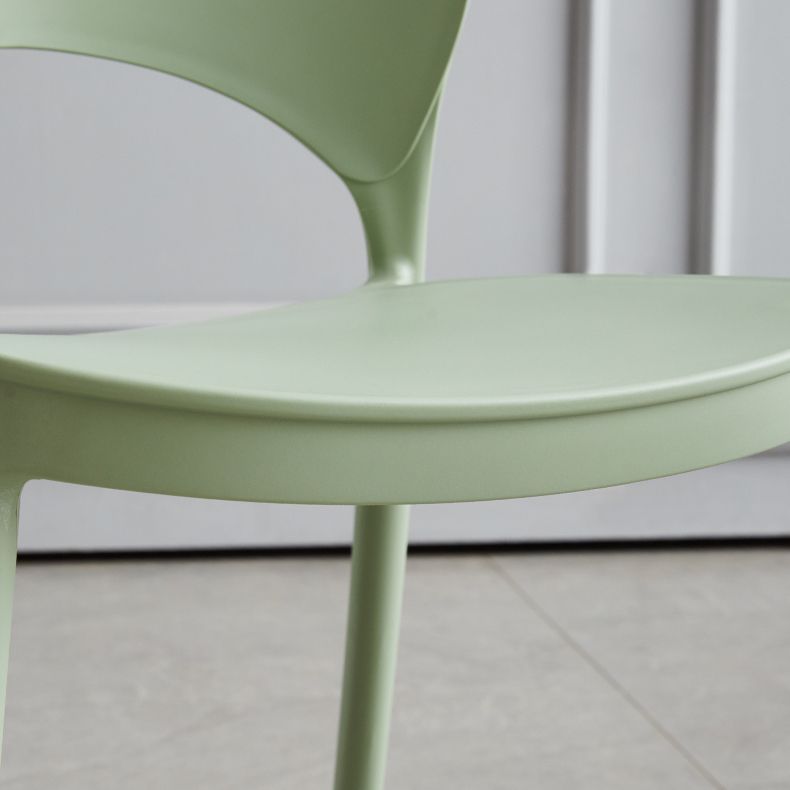 Home Nordic Stackable Side Chair Open Back Plastic Kitchen Dining Room Chair Clearhalo ' kitchen&dining_furn' 'Dining Chairs' 'Dining Tables & Seating' 'dining_chair' 'furn' 'furn_dining_chair' 'Furniture' 'furniture_dining_chair' 'Kitchen & Dining Furniture' 'kitchen' 1200x1200_eaa3dfb3-6708-4d6f-a236-a3a19100873c