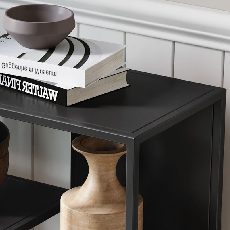 Horizontal Metal Bookcase Modern Open Back Bookshelf with Shelves Clearhalo 'Bookcases' 'furn' 'furn_bookcases' 'Furniture' 'Office Furniture' 1200x1200_eaa46dcb-c8a5-4b49-9aaa-1f7430069a5b