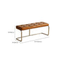 Contemporary Upholstered Bench Rectangle Bedroom Bench in Brown with Legs Clearhalo 'Benches' 'Chairs & Seating' 'furn' 'furn_benches' 'Furniture' 'Living Room Furniture' 1200x1200_eaa75fd2-267a-4ea1-88b7-0a7f1d81714b