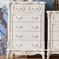 17.71" Wide Accent Chest White Rectangle Standard Chest with Drawers