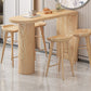 Contemporary Bar Table Solid Wood Specialty Pub Table for Outdoor Clearhalo 'Bar Furniture' 'Bar Tables' 'bar_tables' 'furn' 'furn_bar_tables' 'Furniture' 'Kitchen & Dining Furniture' 1200x1200_eaa8c768-d581-4389-bde0-9f747874e345