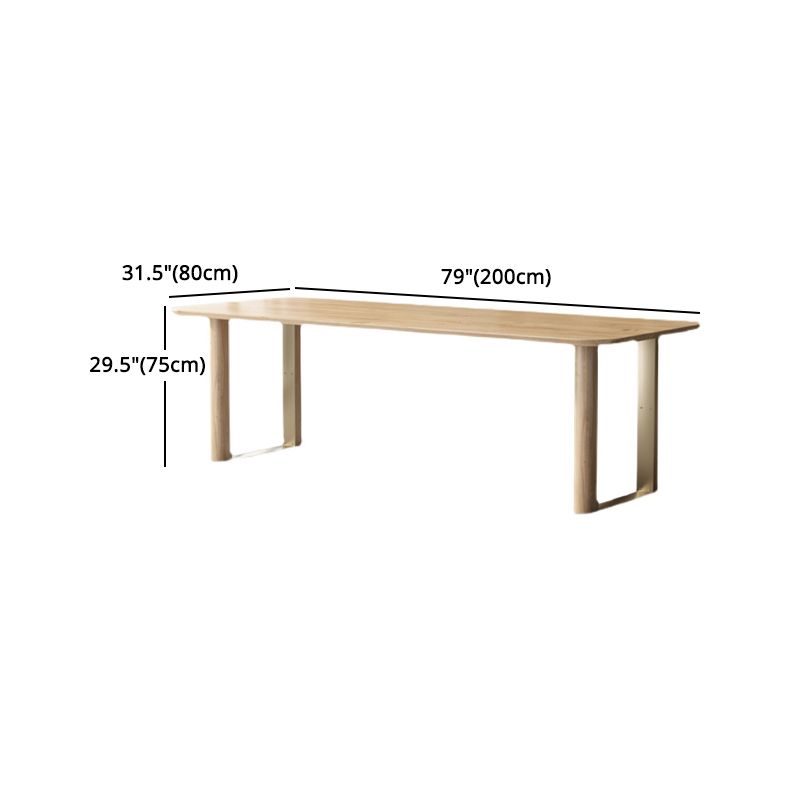 Modern Solid Wood Dining Table Set 1/4/5/7 Pieces Dining Set for Home Use Clearhalo 'Dining Room Sets' 'Dining Tables & Seating' 'dining_room_set' 'furn' 'furn_dining_room_set' 'Furniture' 'furniture_dining_room_set' 'Kitchen & Dining Furniture' 1200x1200_eaaa0836-e55c-446d-bd5f-869f51aabbec