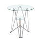 Modern Style Glass Kitchen Dining Table Round Table with Metal Base for Home Clearhalo ' dining_table' 'Dining Tables & Seating' 'Dining Tables' 'furn' 'furn_dining_table' 'Furniture' 'furniture_dining_table' 'Kitchen & Dining Furniture' 'kitchen&dining_furn' 'kitchen' 'kitchen_dining_table' 1200x1200_eaab73b9-0948-45bf-804f-61a82c79fc90