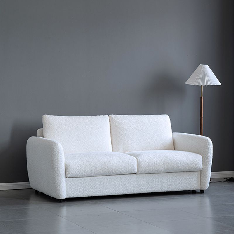 38" Wide Scandinavian Sofa Futon Foldable Upholstered Sleeper Sofa Clearhalo 'furn' 'furn_futons' 'Furniture' 'Futons & Daybeds' 'Futons' 'Living Room Furniture' 1200x1200_eaaff3d5-2375-4d73-84ff-7e56fcce2a97