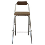 Tabourets de salle à manger pliants contemporains tabourets de bar sans bras avec base en métal