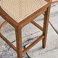 Solid Wood Bar and Counter Stool Armless Counter Height Stools